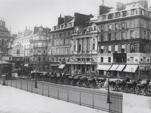 Place de la Bourse, Paris, vers 1860-70 - French Photographer